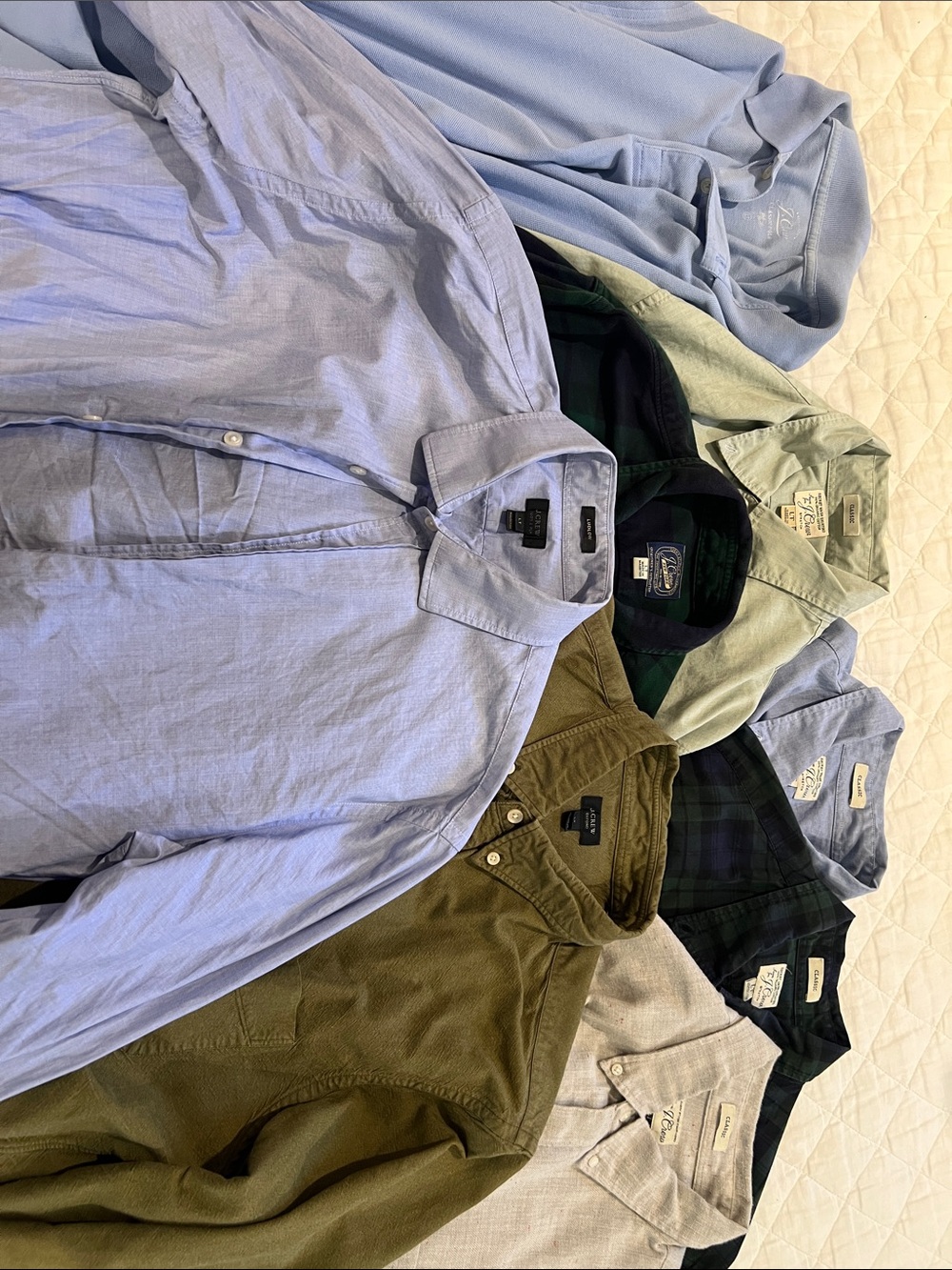 J. Crew Button-Down Shirts - Size Large Tall